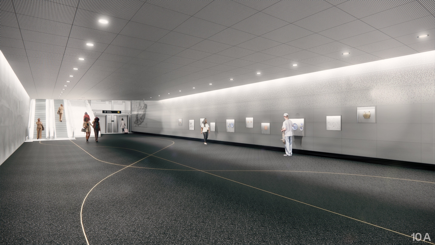 Haga Station is a new underground rail station in central Gothenburg, forming part of the West Link project to improve rail capacity and regional connectivity