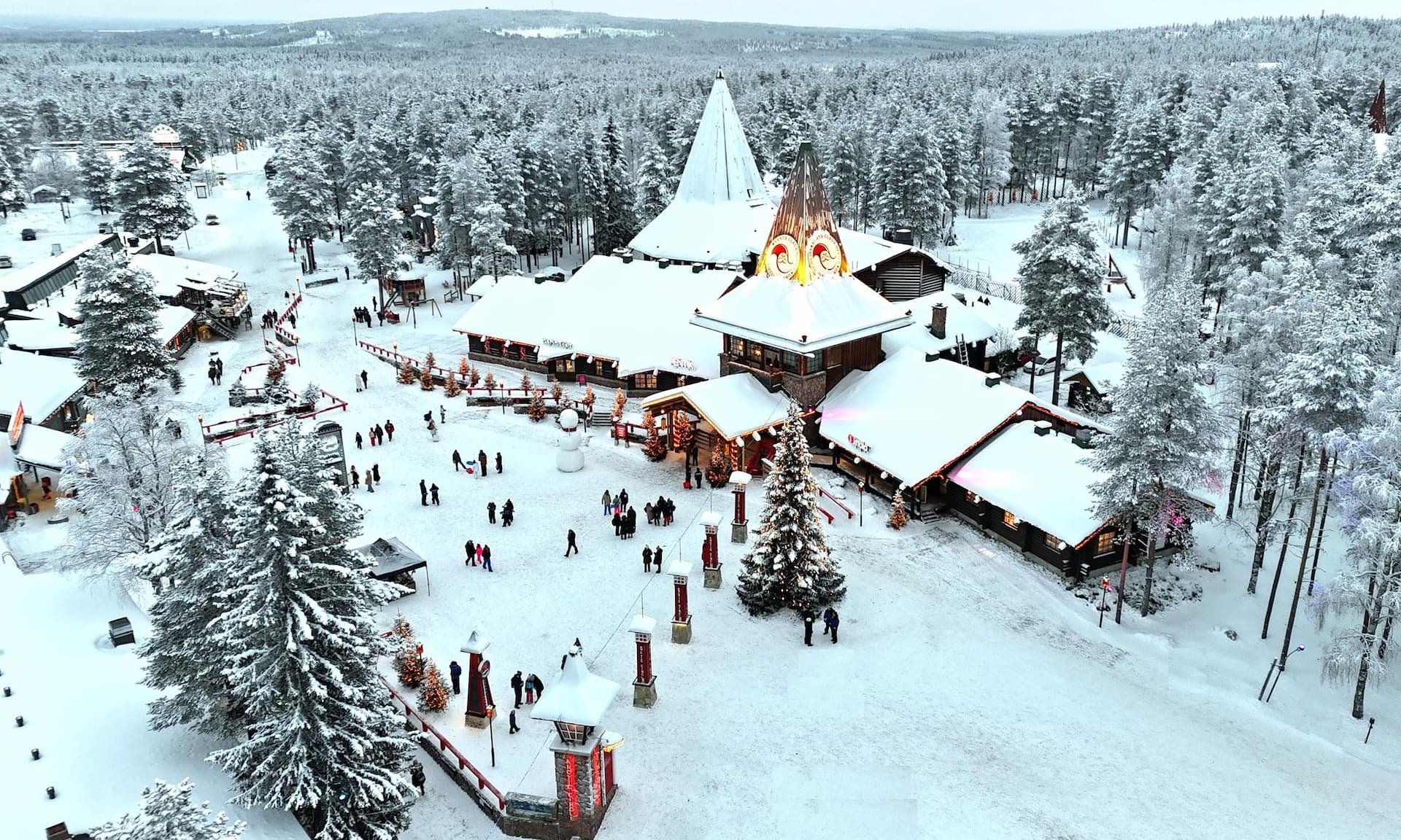 Santa Claus park in Rovaniemi Finland