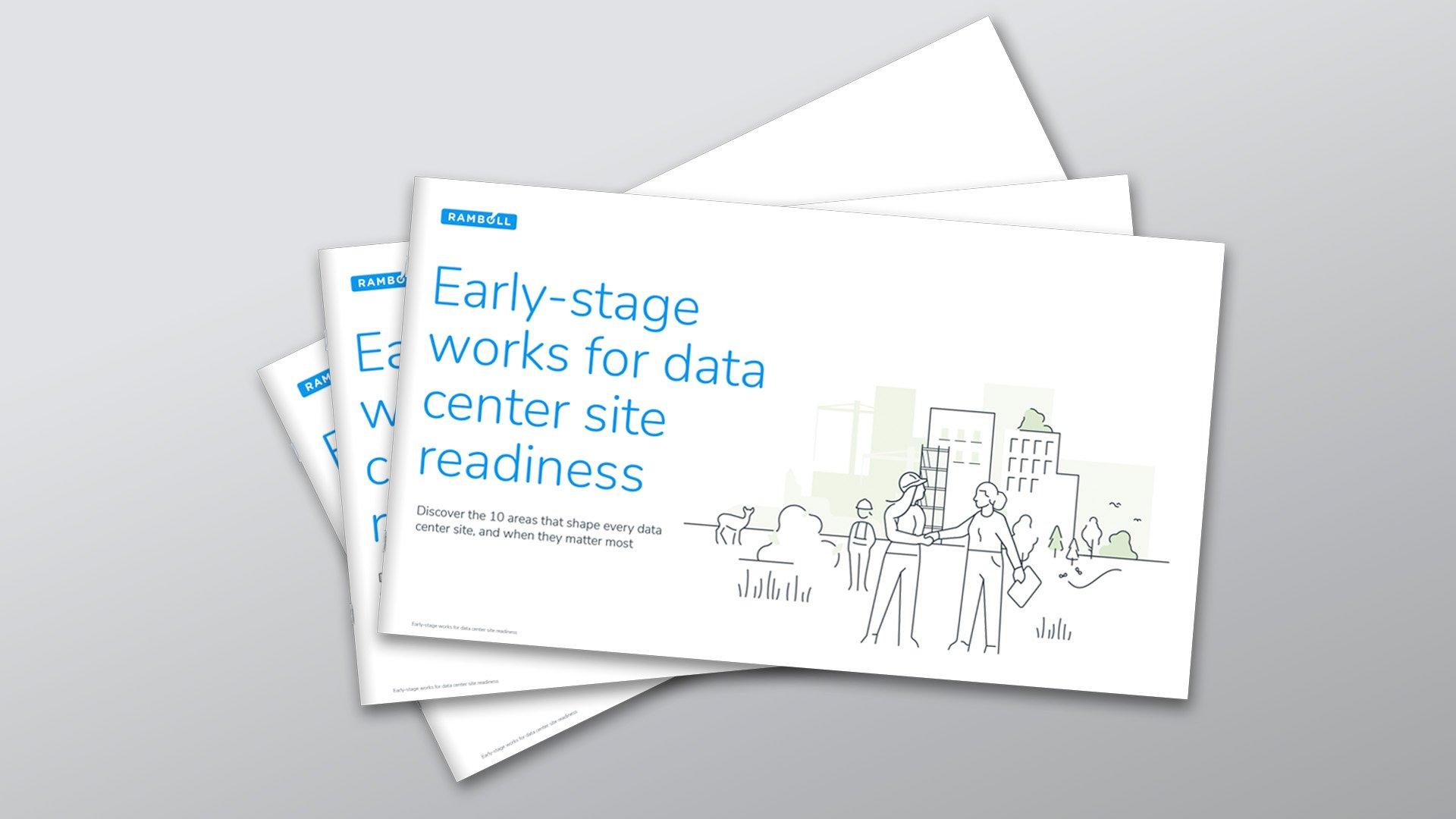 Early-stage works for data center site readiness