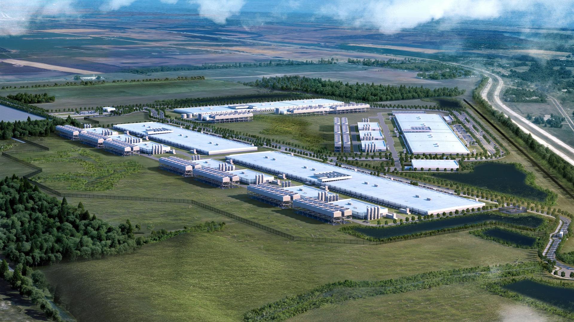 Vantage Data Centers – rendering of the Lighthouse Campus