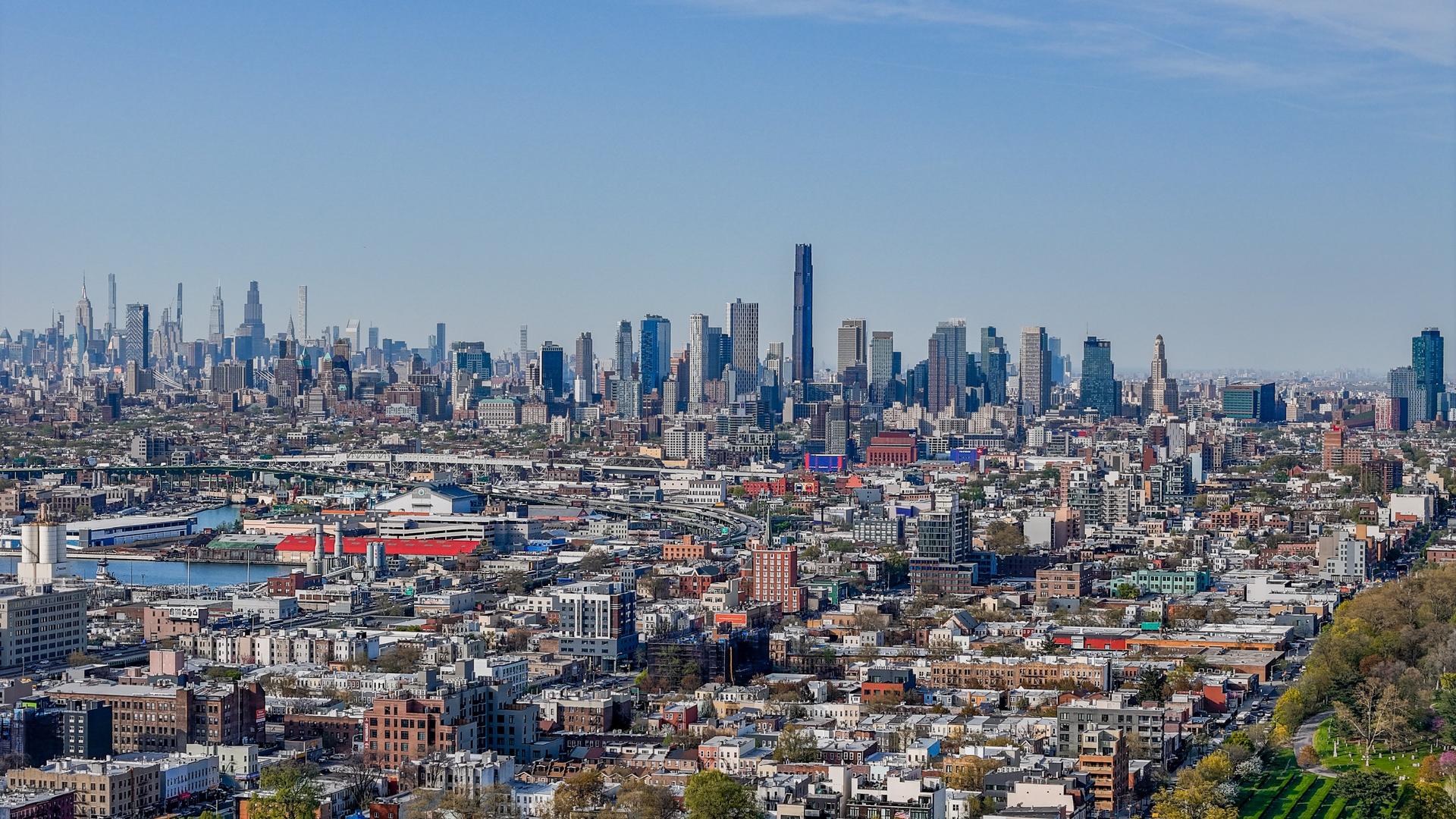 NYC view from Brooklyn