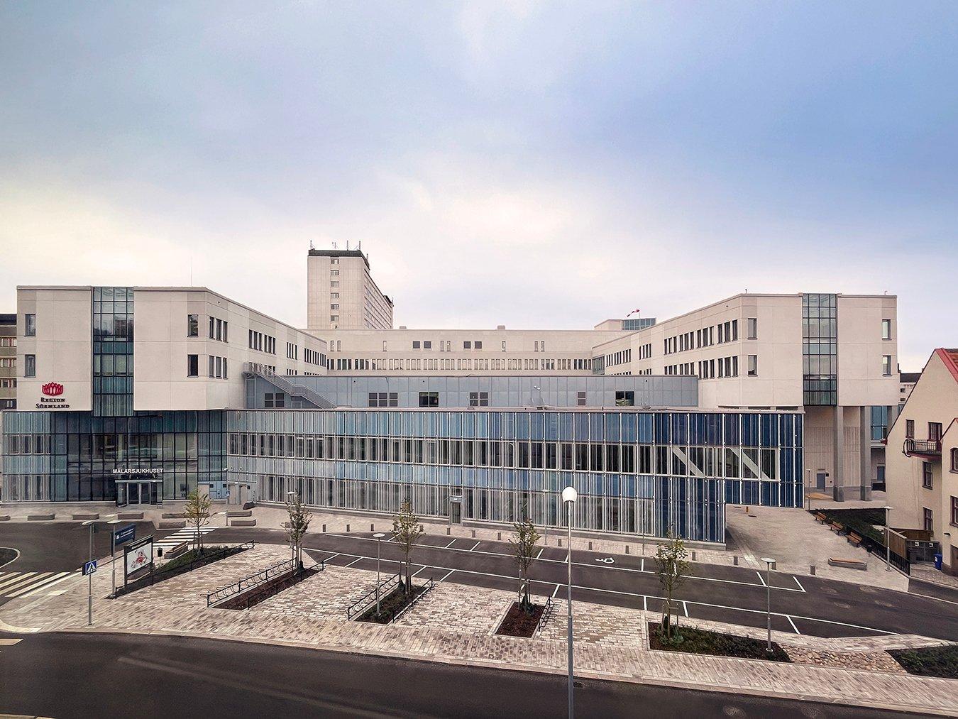 Mälar Hospital in Eskilstuna, Sweden.  A new central hub for acute care.