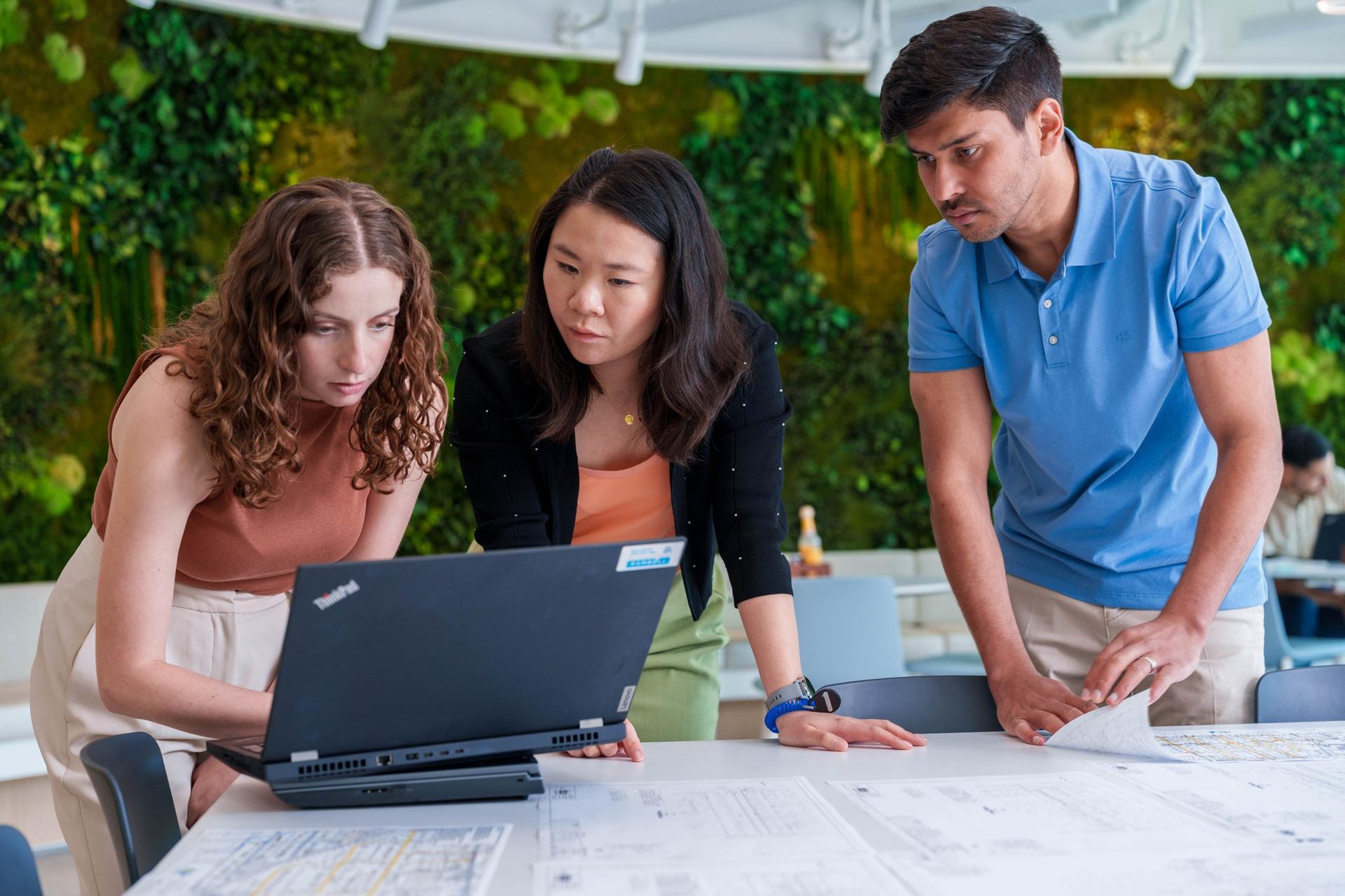 Employees in our Arlington office