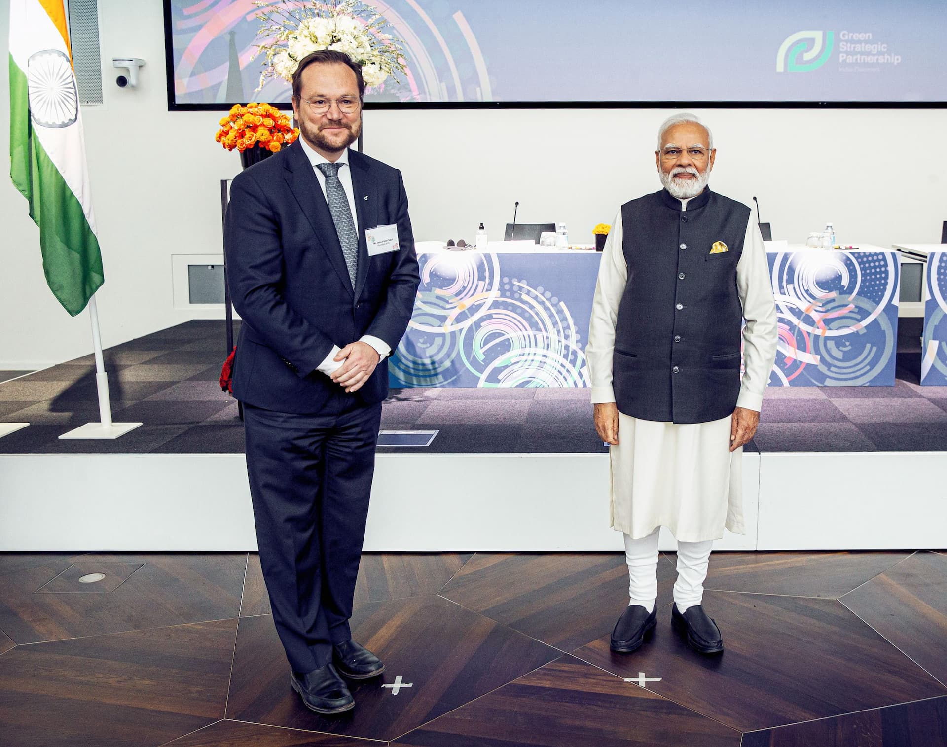 2022.5.3 Indiens PM Modi på besøg i Dansk Industri