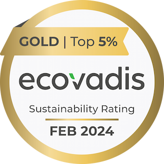 EcoVadis sustainability rating_Gold_February 2024