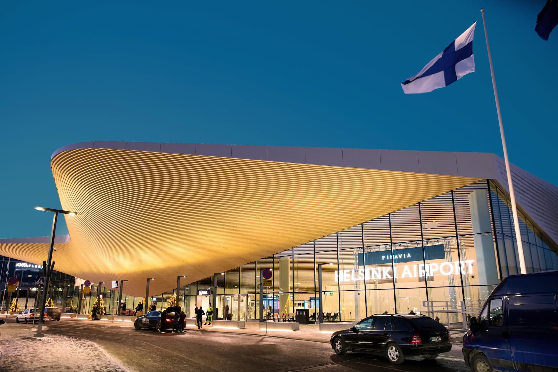 Bild från Helsingfors flygplats