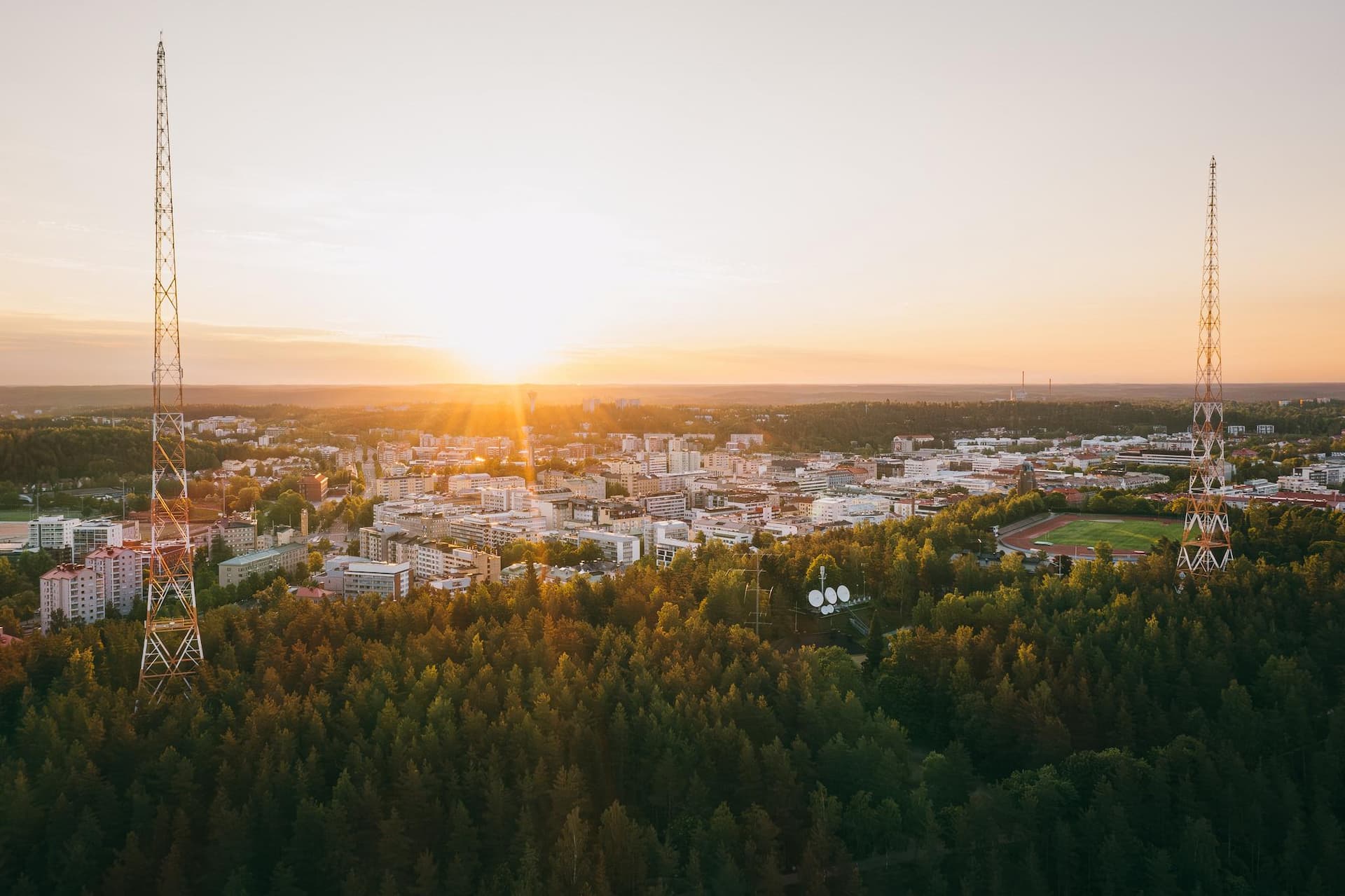 Aerial image of Lahti - permitted to be used only in specific web sitems