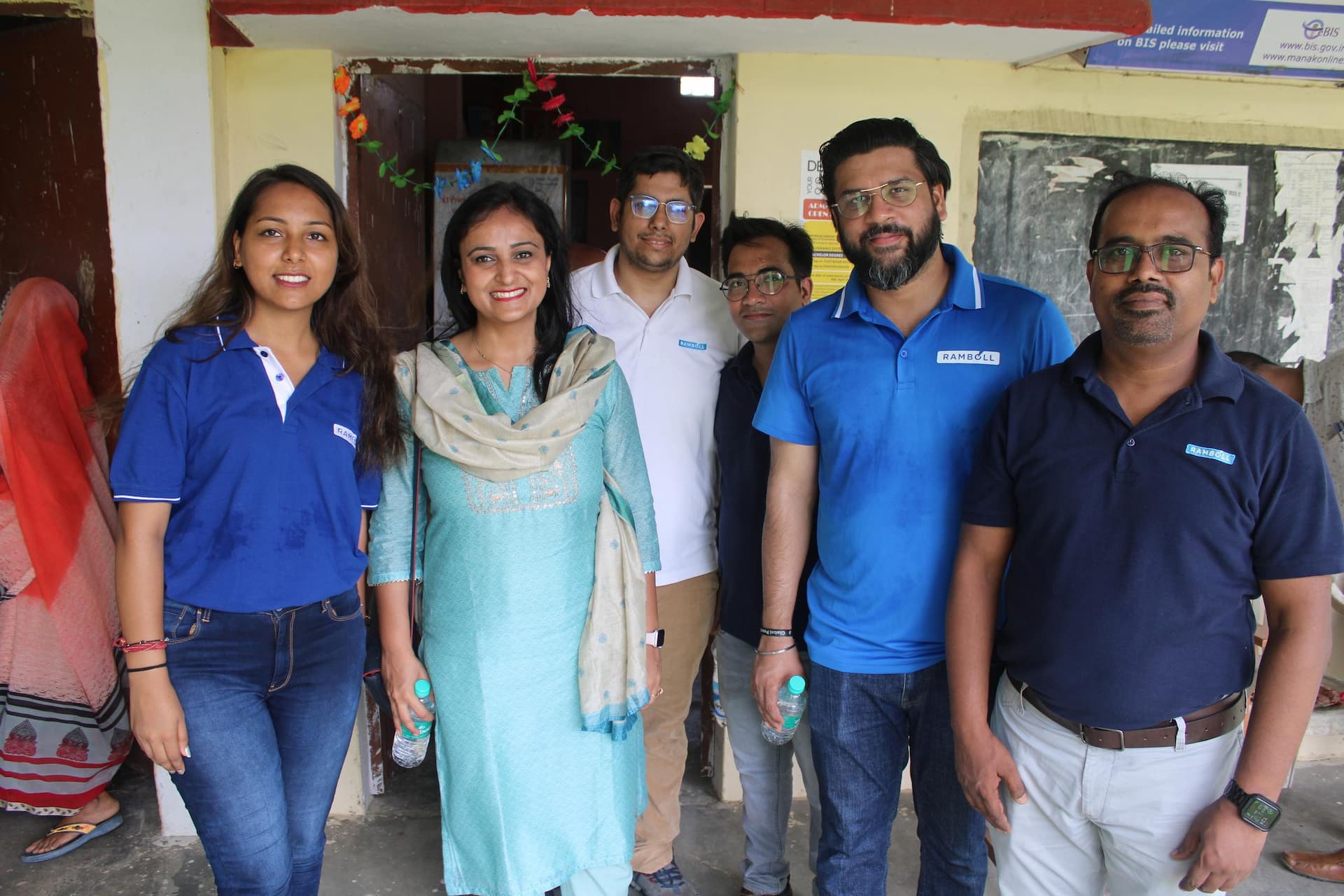 Ramboll volunteers, Prayatna, India