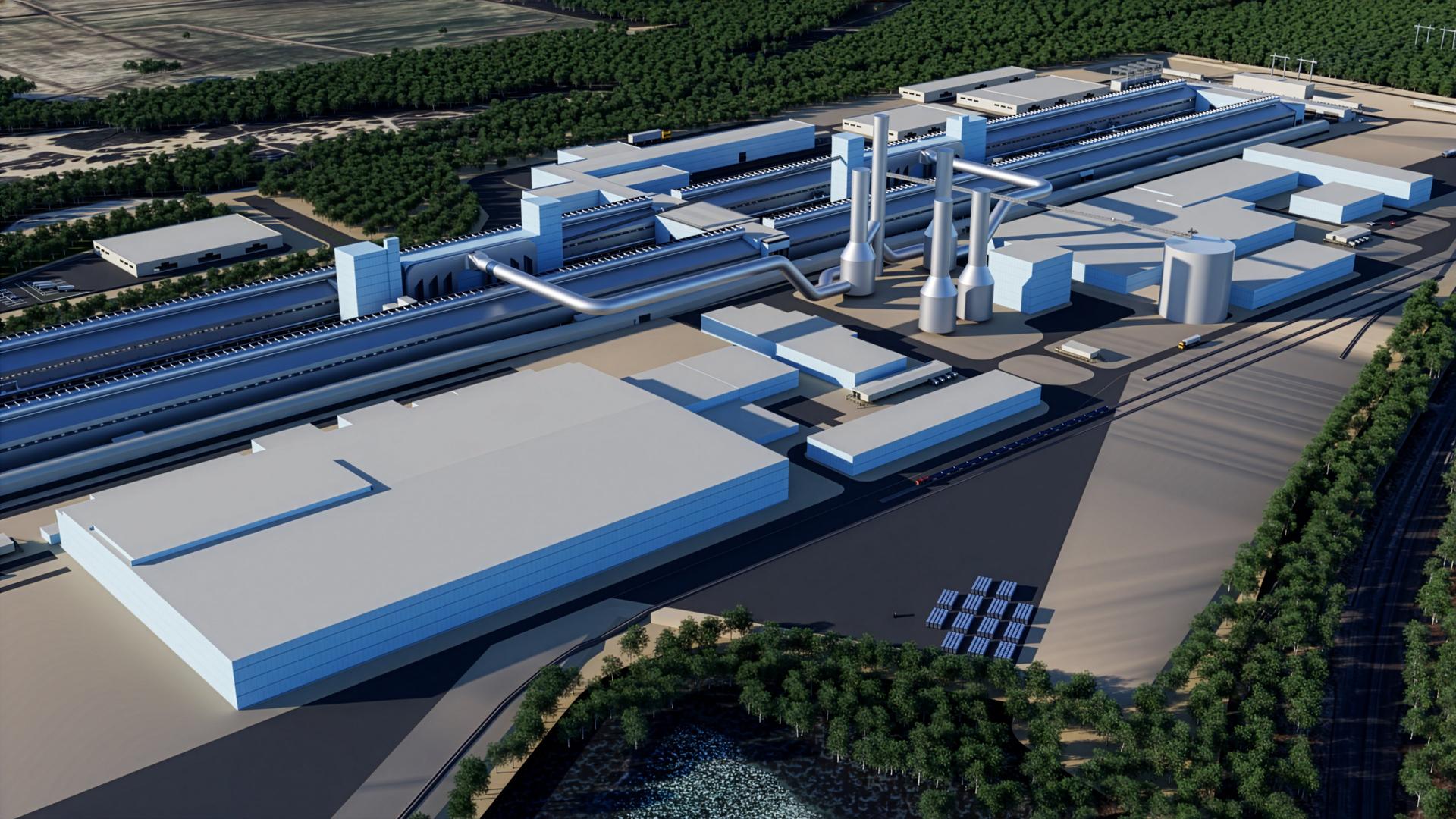 Arctial's planned low carbon primary aluminium smelter and rolling mill in the Kokkola–Kruunupyy region of Finland.