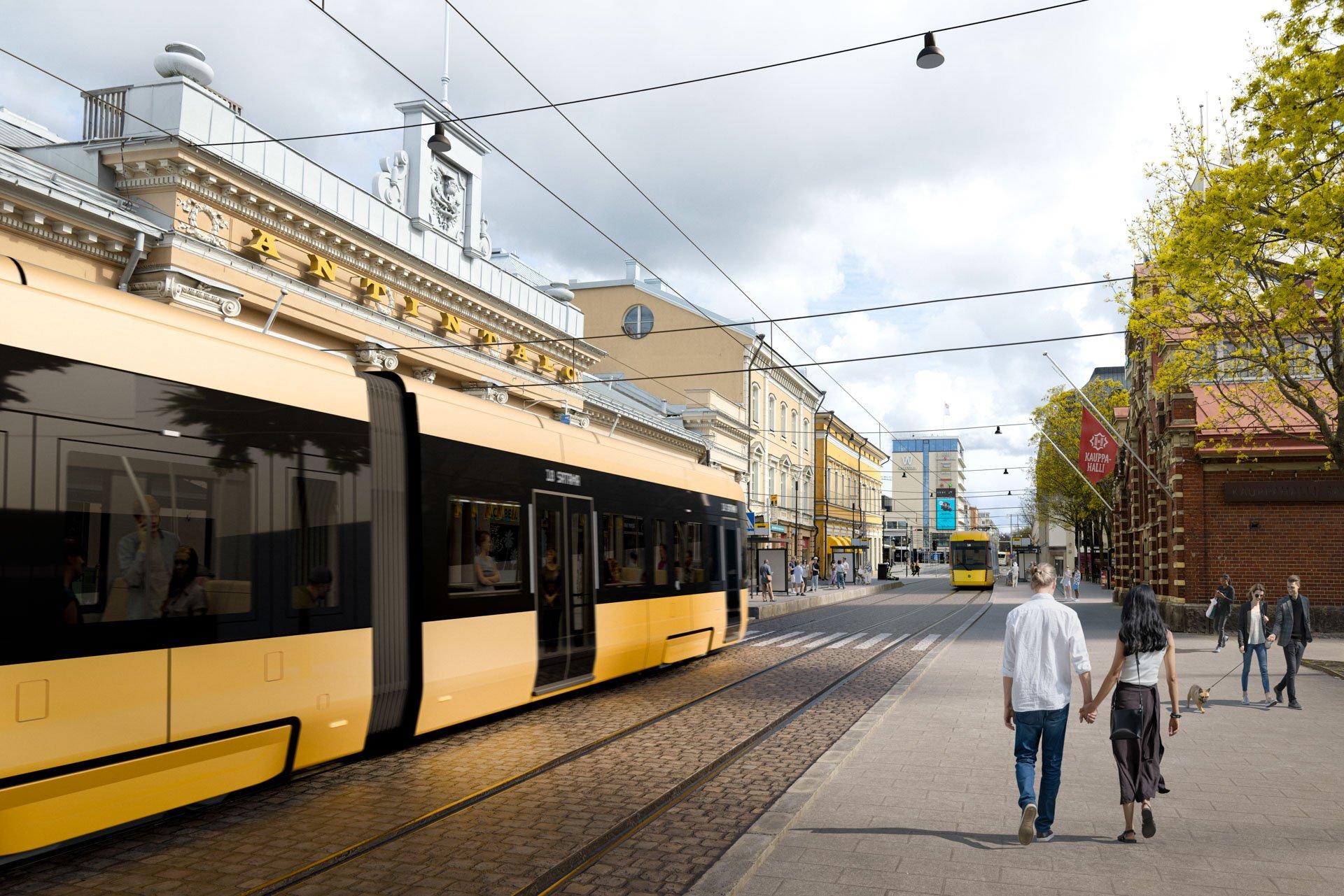 Havainnekuva: Turun Raitiotieallianssi 2025